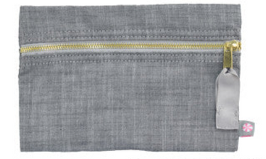Mint Cosmo Bag - Grey Chambray