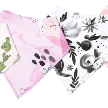 Copper Pearl -  Baby Bandana Bib (4-pack) - Sage