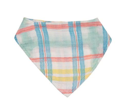 Angel Dear Bandana Bib - Beach Plaid