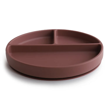 Mushie - Silicone Suction Plate - Woodchuck