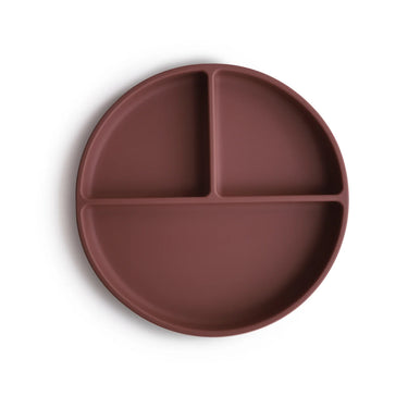 Mushie - Silicone Suction Plate - Woodchuck