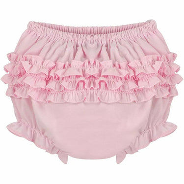 Julius Berger & Carriage Boutique - Baby Girl Bloomers - Ruffled Pink