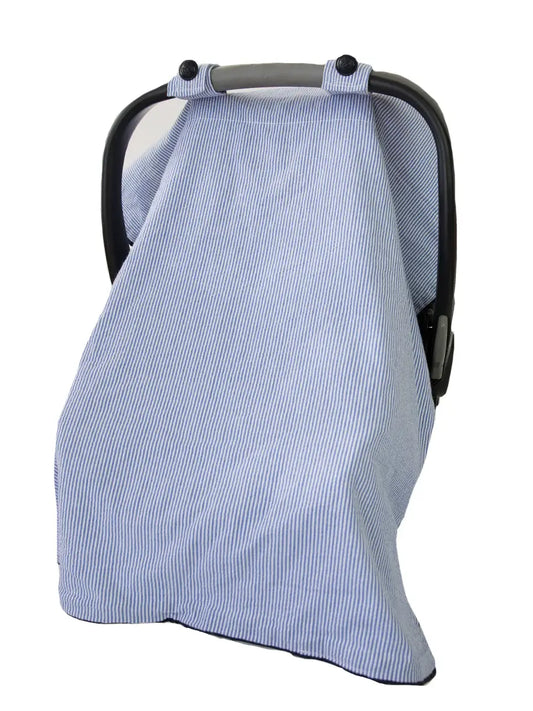 Caught Ya Lookin' - Gingham Car Seat Cover - Blue