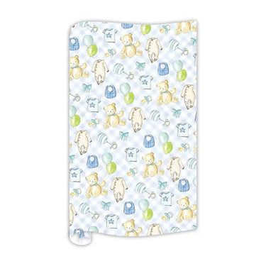 Rosanne Beck Wrapping Paper - Blue Baby