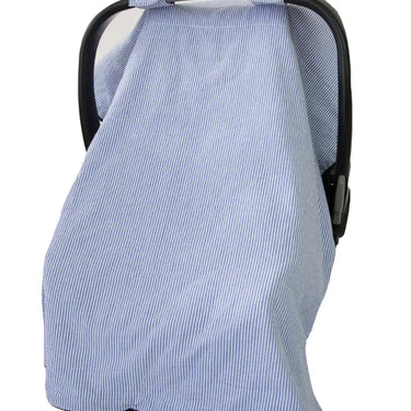 Caught Ya Lookin' - Gingham Car Seat Cover - Blue