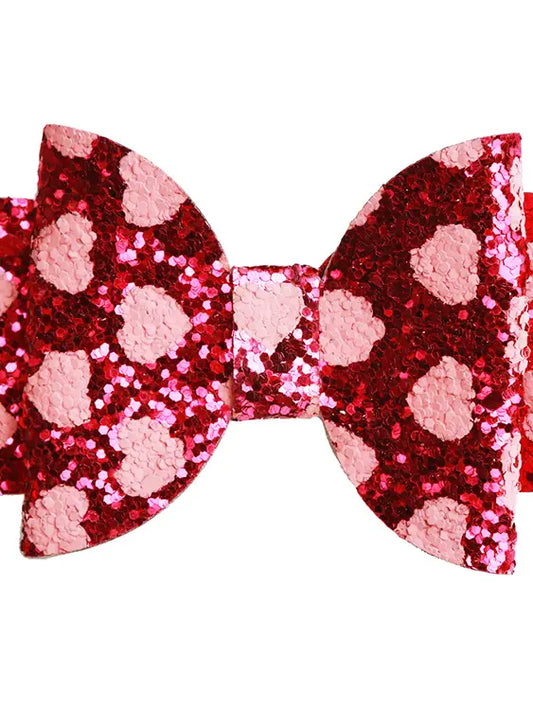 Sparkle Bow - Hearts