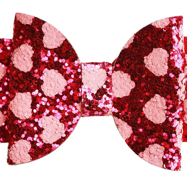 Sparkle Bow - Hearts
