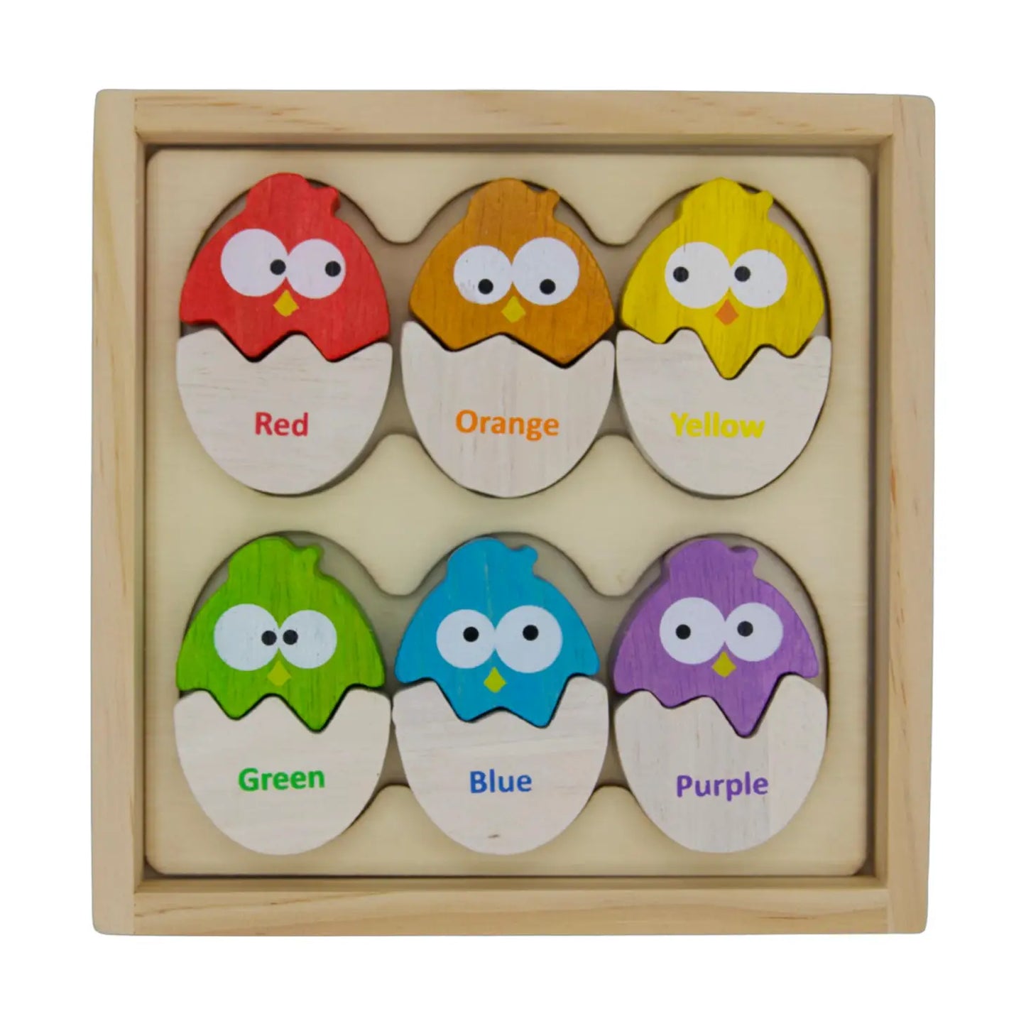 BeginAgain - Color 'N Eggs Bilingual Matching Puzzle