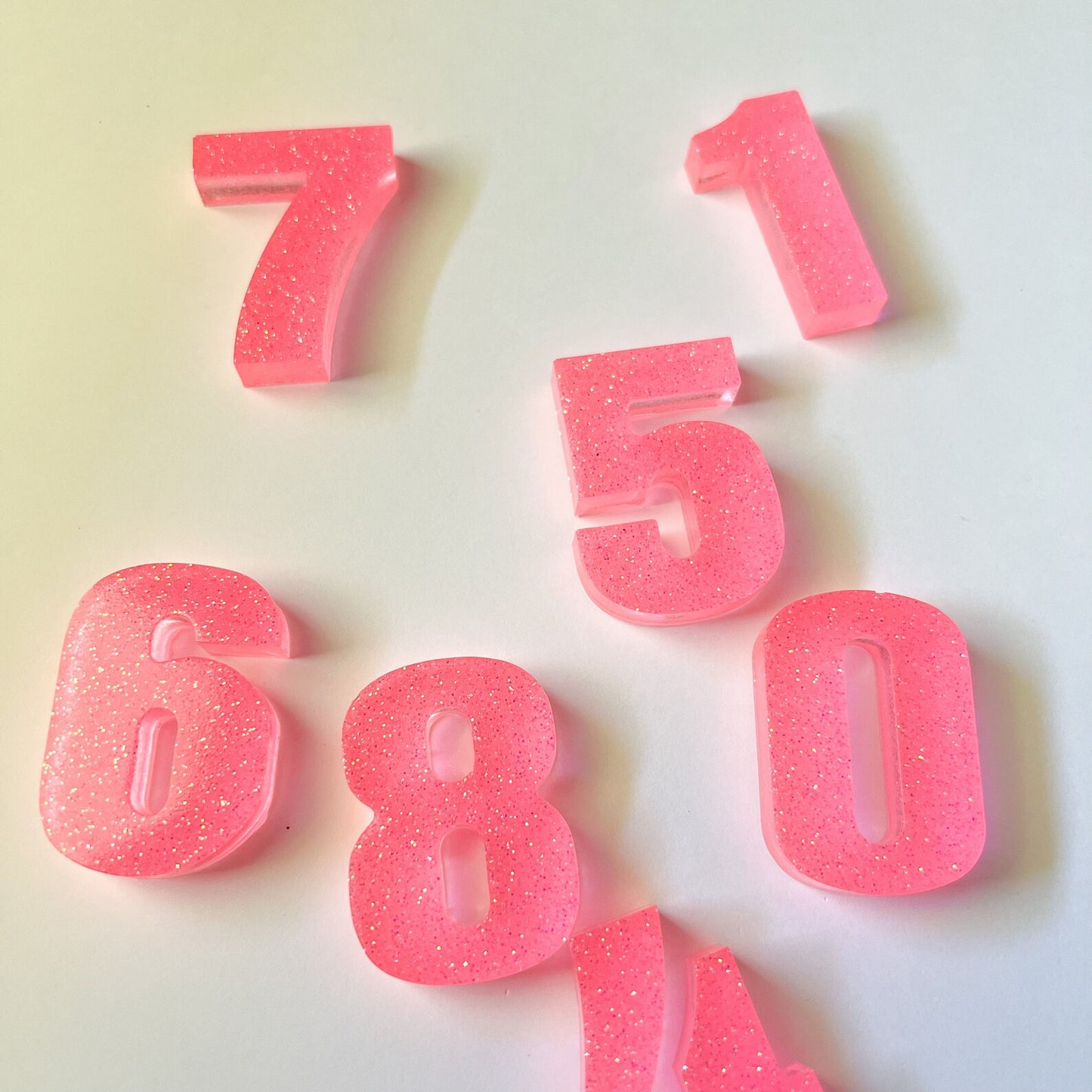 LTRZbySky - Neon Dream Sensory Numbers - Pink