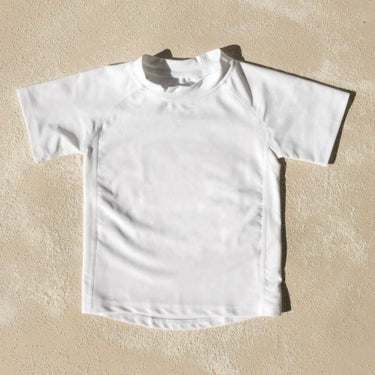 Leveret - Short Sleeve Rash Guard - White
