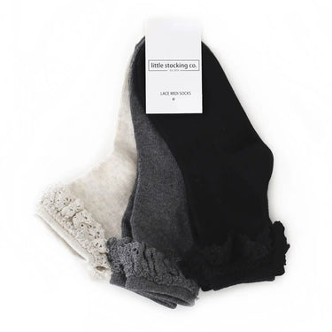 Little Stocking Co. - Midnight Lace Midi Sock