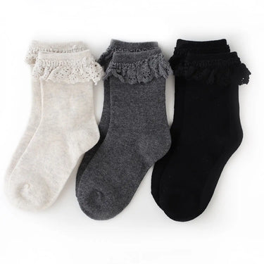 Little Stocking Co. - Midnight Lace Midi Sock