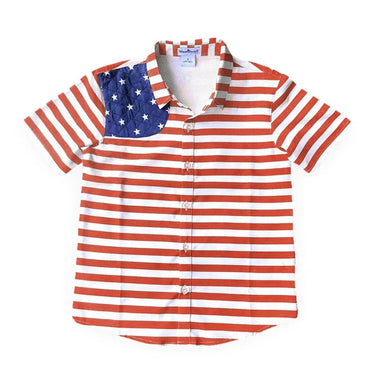 Blue Quail Short Sleeve Shirt - USA